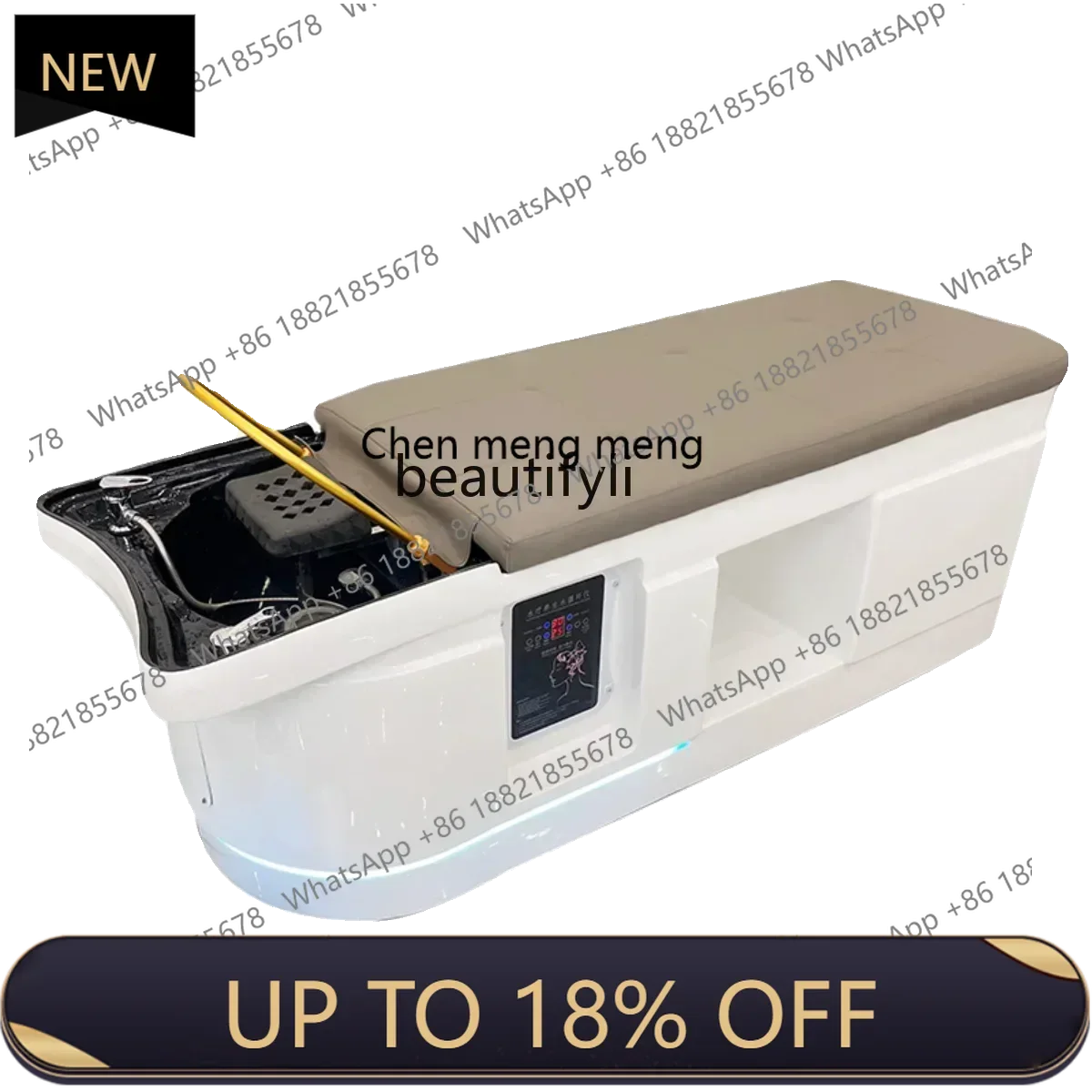

P178 15 High-End FRP Head Massage Treatment Hair Saloon Dedicated Beauty Salon Thai Fumigation Water Circulation Bed