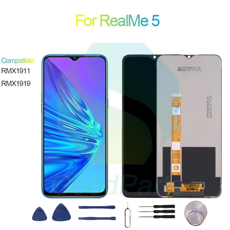 For RealMe 5 LCD Display Screen 6.5