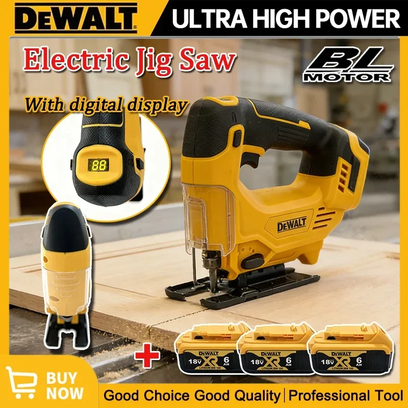 

Dewalt Cordless Portable Jigsaw Electric Woodworking Tool Multi-Function Design Powered Cuttin for 18V-20V Battery
