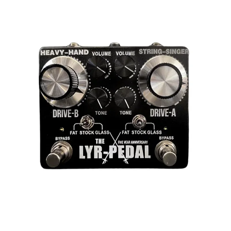 LY-ROCK Guitar Pedal, New Version King Tone Duellist OVERDRIVE