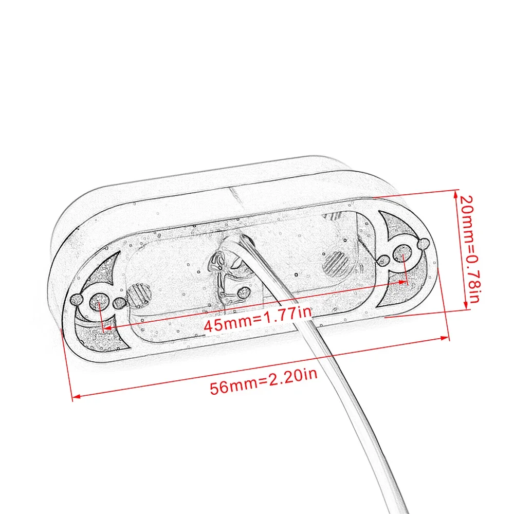 12V Universal Black LED Motorcycle License Plate Ligh Emark For Kawasaki Yamaha MT07 MT09 YZF R1 YZFR1M YZFR1S Honda Scooter ATV