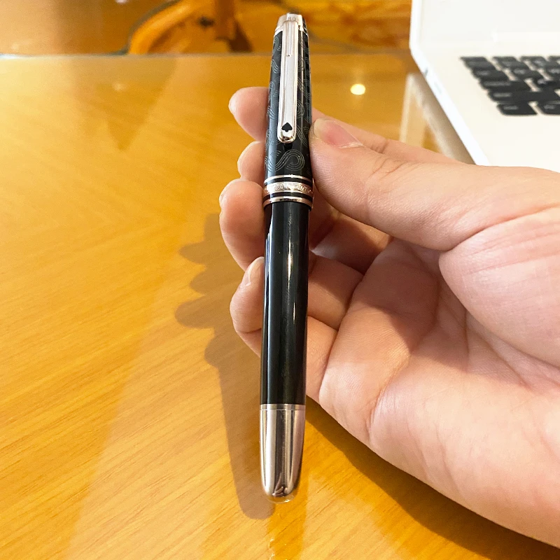 Luxury Black Classic Fountain Ball Pen, Signature Pen, Office and School Writing Supplies, Office Stationery, 100% Brand New