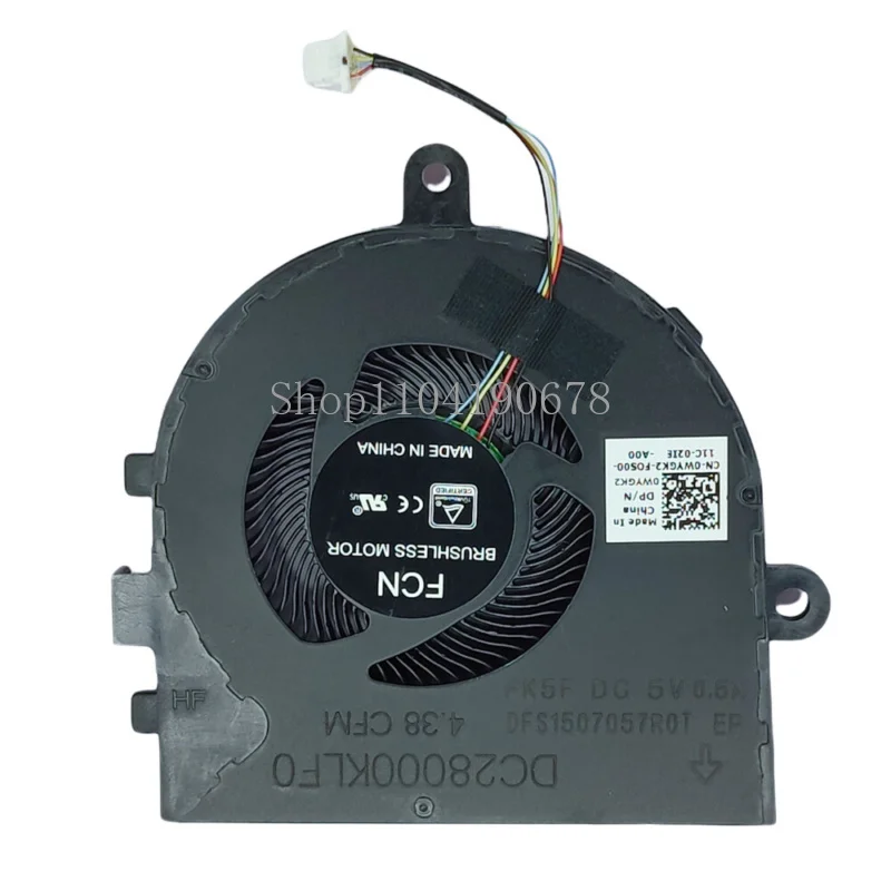 NEW Cooler Radiator CPU Cooling Fan for DELL Inspiron 14 3480 Insp