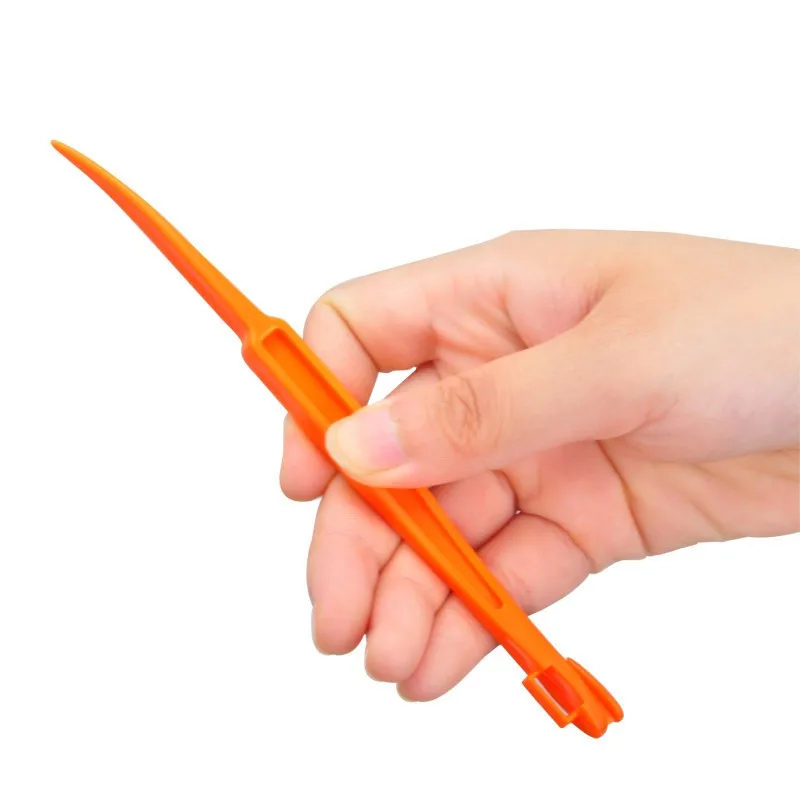 Kitchen Tableware Tools Gadgets PP Plastic Long Orange Peelers Citrus Slicer Cutter Double Sided Lemons Remover Opener 8pc