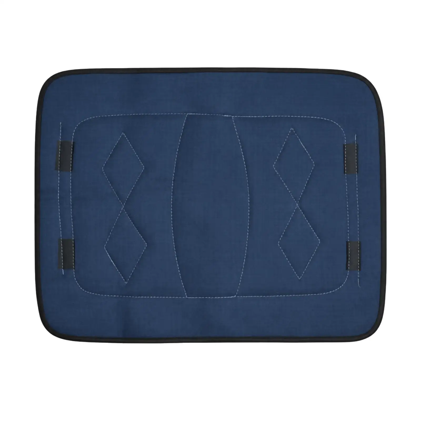 Quilted Horse Riding Saddle Pad with Anti Slip Securing Tabs for Equine Comfort During Dressage and General Use