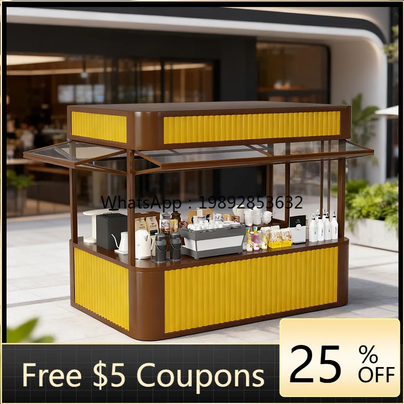 

YFY Commercial Street Stall Rack Square Market Mobile Snack Stall Activity Display Rack Night Market Promotion Stall