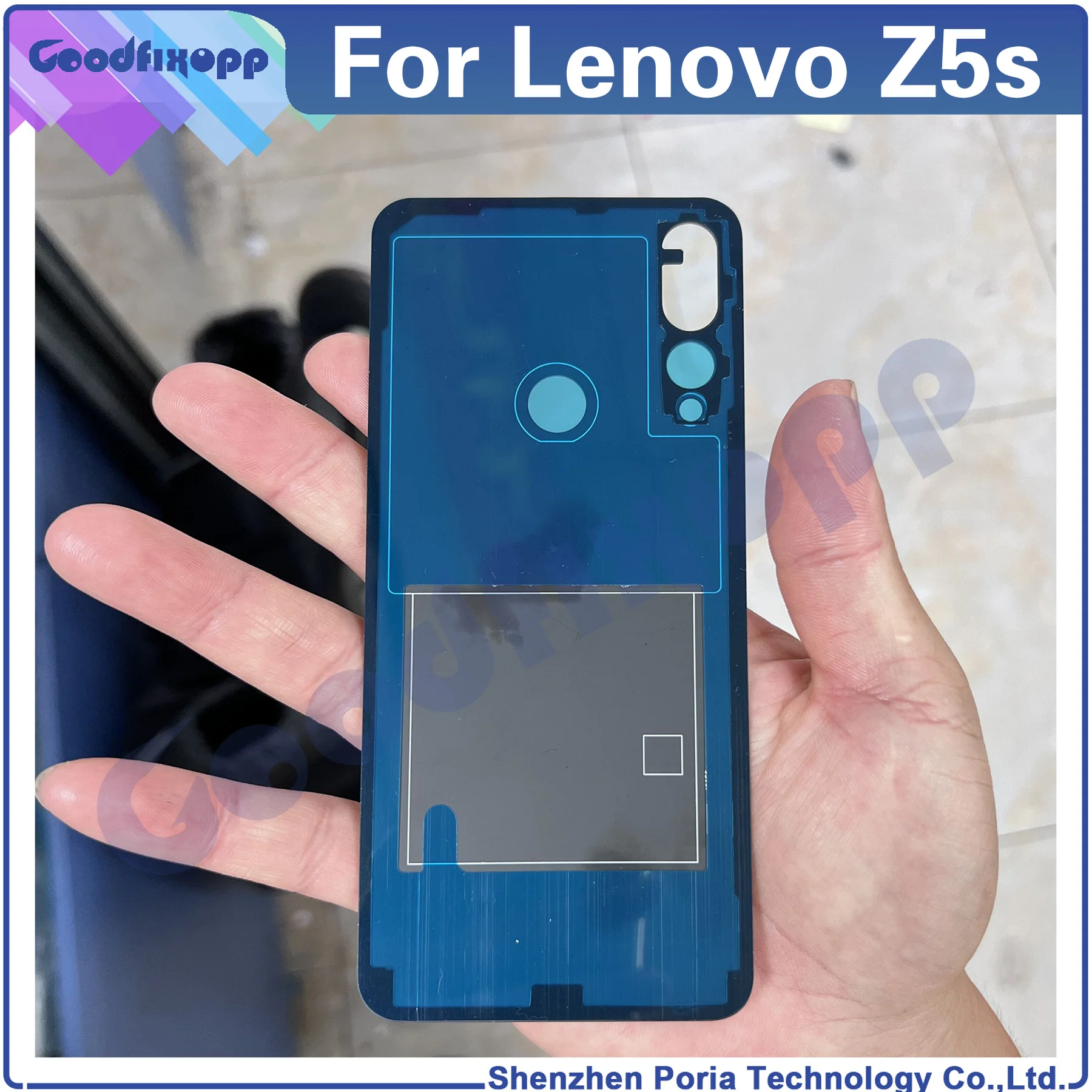 For Lenovo Z5s L78071 Back Cover Door Housing Case Rear Battery Cover Repair Parts Replacement