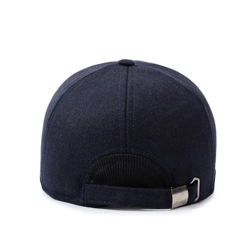 قبعة بيسبول رجالية قابلة للتعديل مع حماية للأذن، بوليستر سميك قابل للتنفس، غسيل يدوي فقط غير مرن، مناسب للاستخدام في الهواء الطلق #2