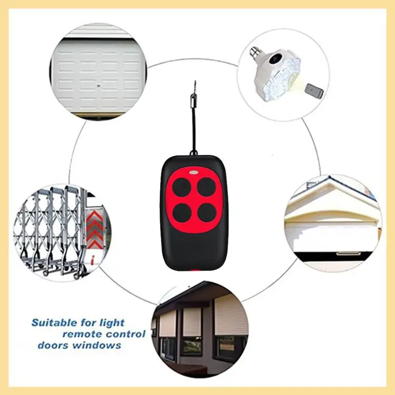 

B16C-433Mhz Garage Door Copy Remote Control RF Transmitter Wireless Remote Control 433Mhz For Garage Door, Gates A