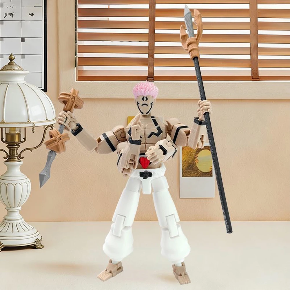 Anime JJK Figure Ryomen Sukuna Yuji Itadori Action Figure Movable Shapeshift Itadori Yuji Figure PVC Toy 3D Printed Desktop Doll - view 5