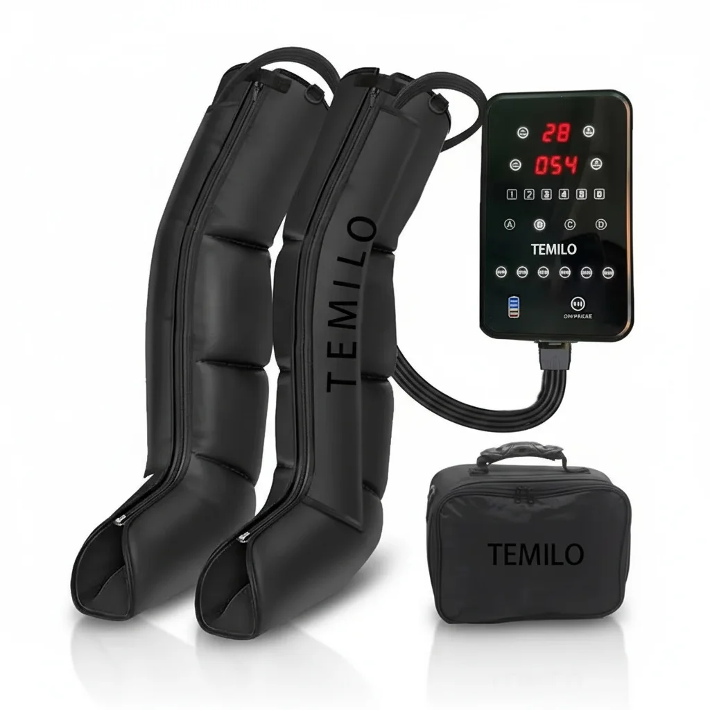 

Sport Recovery Leg Massager, ABS Nylon TPU Air Compression Boots, Wireless Rechargeable Leg Massager for Athlete Muscle Recovery