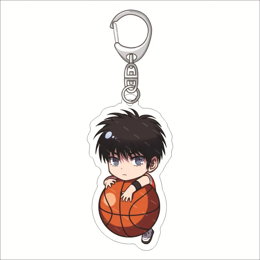 The First Slam Dunk Anime Sakuragi Hanamichi Acrylic Keychain Key Chaincartoon Fans Bag Gift Figure Display Friends Accessories