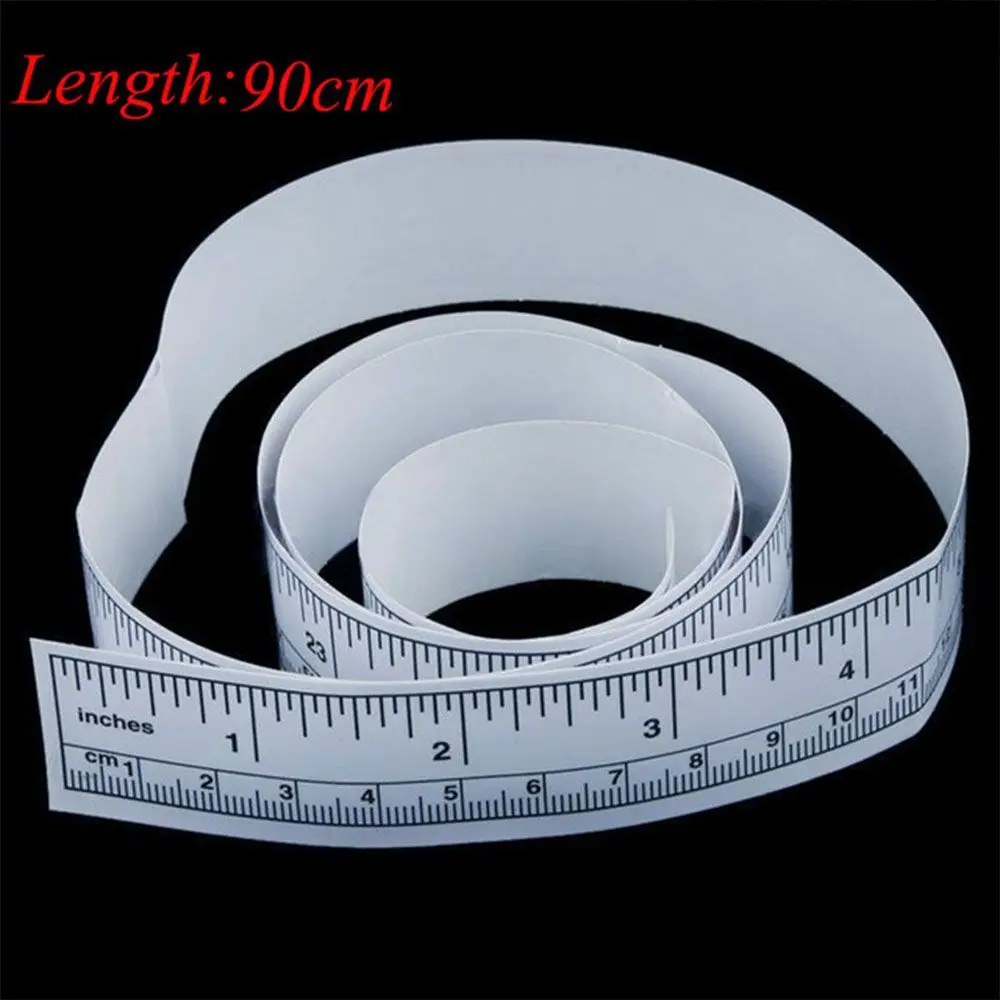 Self-adhesive Tape Measure Vinyl Tape Ruler Metric Scale 90cm Length For Table Saw Household Measuring Tools