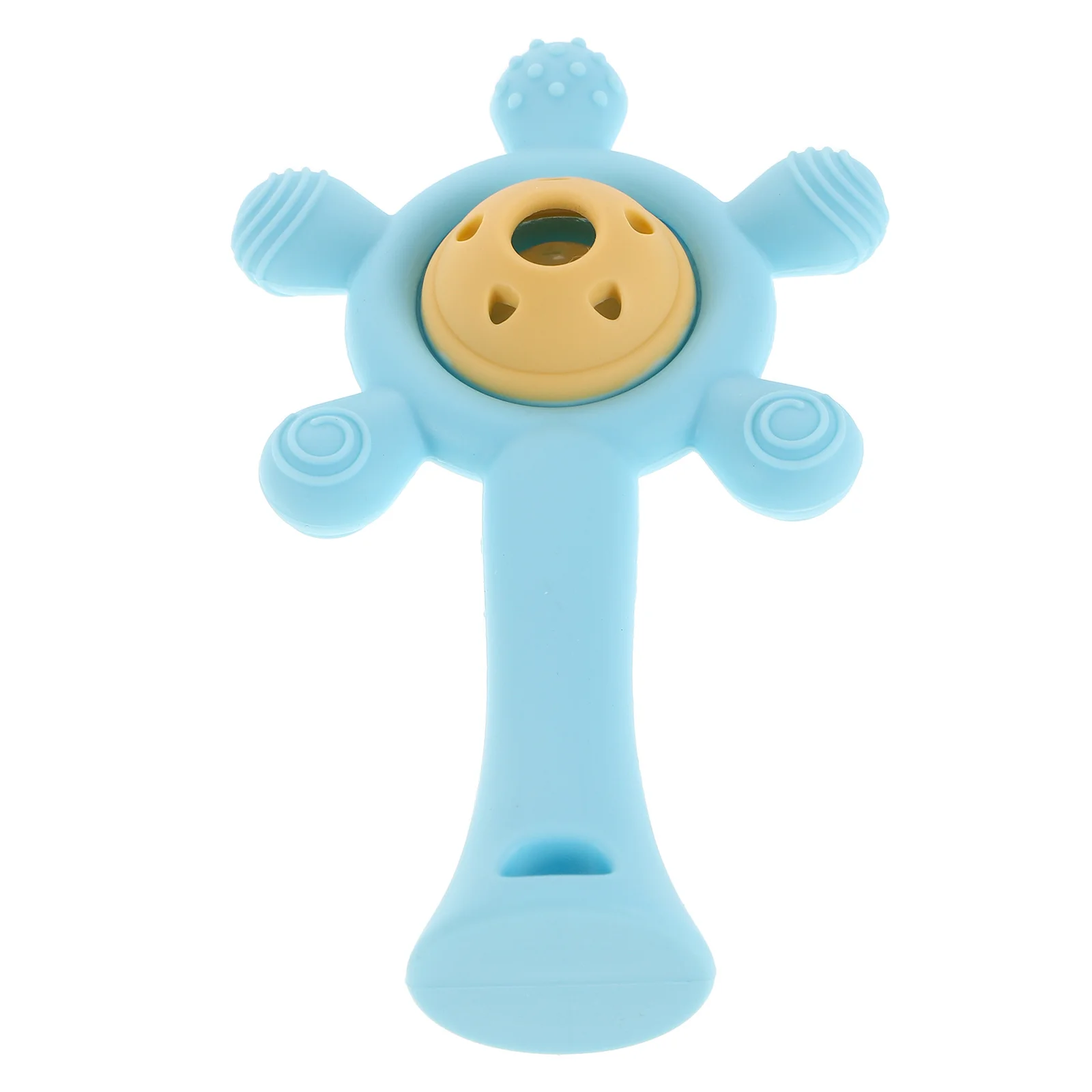 

Младенческая погремушка-прорезыватель, силиконовое детское кольцо для прорезывания зубов, успокаивающее колесо обозрения для новорожденных, легко захватывающее кольцо для прорезывания зубов