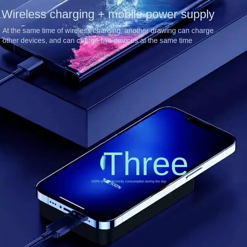 حافظة لهاتف سامسونج آيفون لهاتف Xiaomi Macsafe Powerbank Magsafe باور بانك 5000/10000 مللي أمبير في الساعة للبطارية الخارجية اللاسلكية المغناطيسية