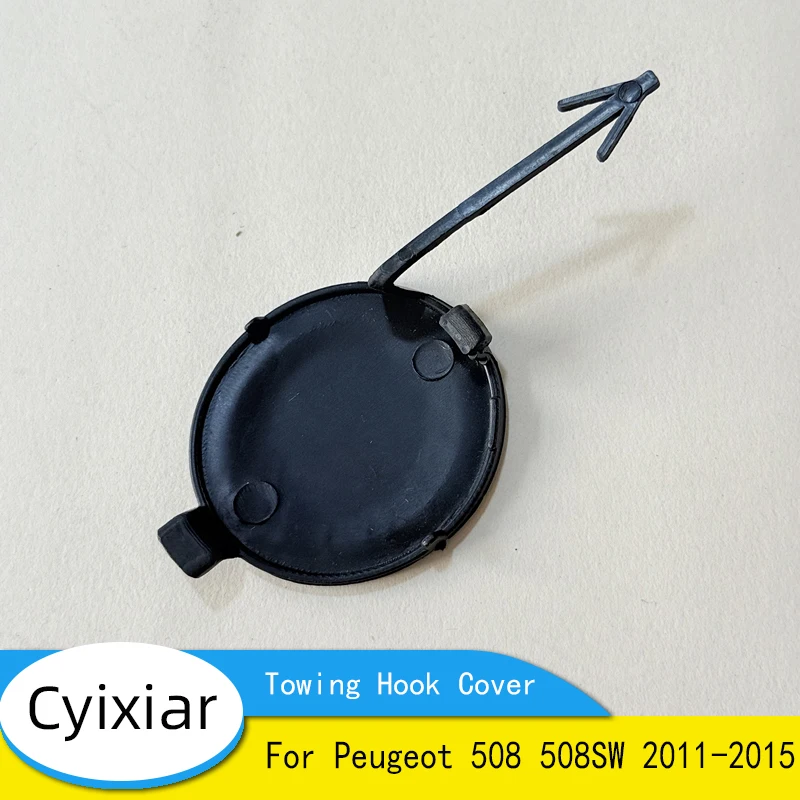 Front Towing Hook Cover Plate For Peugeot 508 508SW 2011-2015 Front Trailer Cover 1606412780