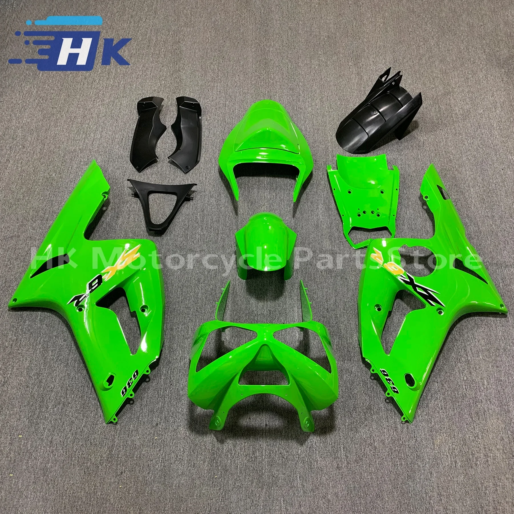 

Новинка для KAWASAKI Ninja ZX-6R zx6r zx 6r 636 600 2003 2004 03 04, обтекатели под давлением
