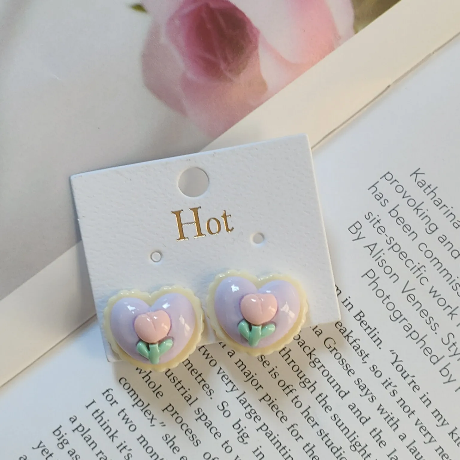 لطيف الأرنب الدب ستار الراتنج كليب على أقراط للأطفال الفتيات الصغيرات لا اخترقت جميل القرط الموضة مجوهرات