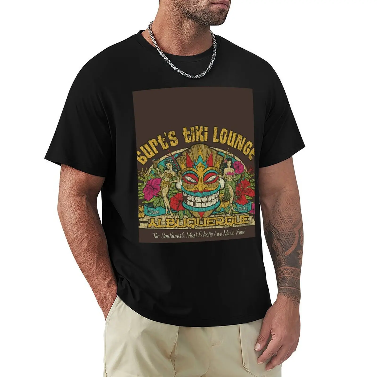 

Burt's Tiki Lounge T-Shirt man t shirt blacks new edition shirts graphic fitted t shirts for men