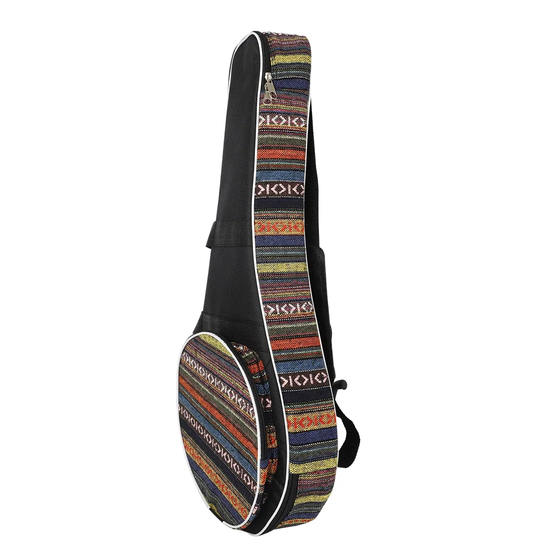 Mandolin Bag Case Mandolin Oxford Backpack With Adjustable Shoulder Strap Colorful Striped Handbag Stringed Instrument Gig Bag