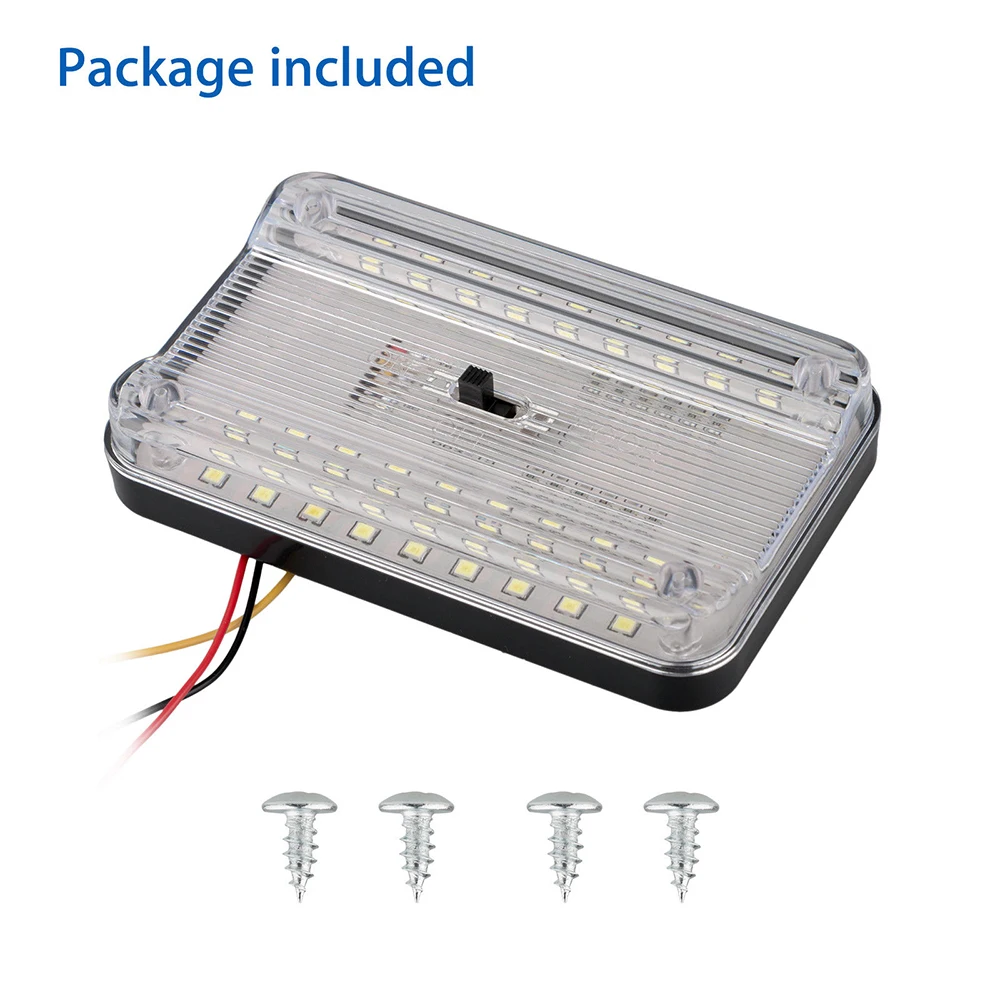 مصباح إضاءة صندوق السيارة 12 فولت متين وعملي فائق السطوع ملحقات السيارة الداخلية مصباح LED للسيارة ضوء سقف داخلي ضوء السقف