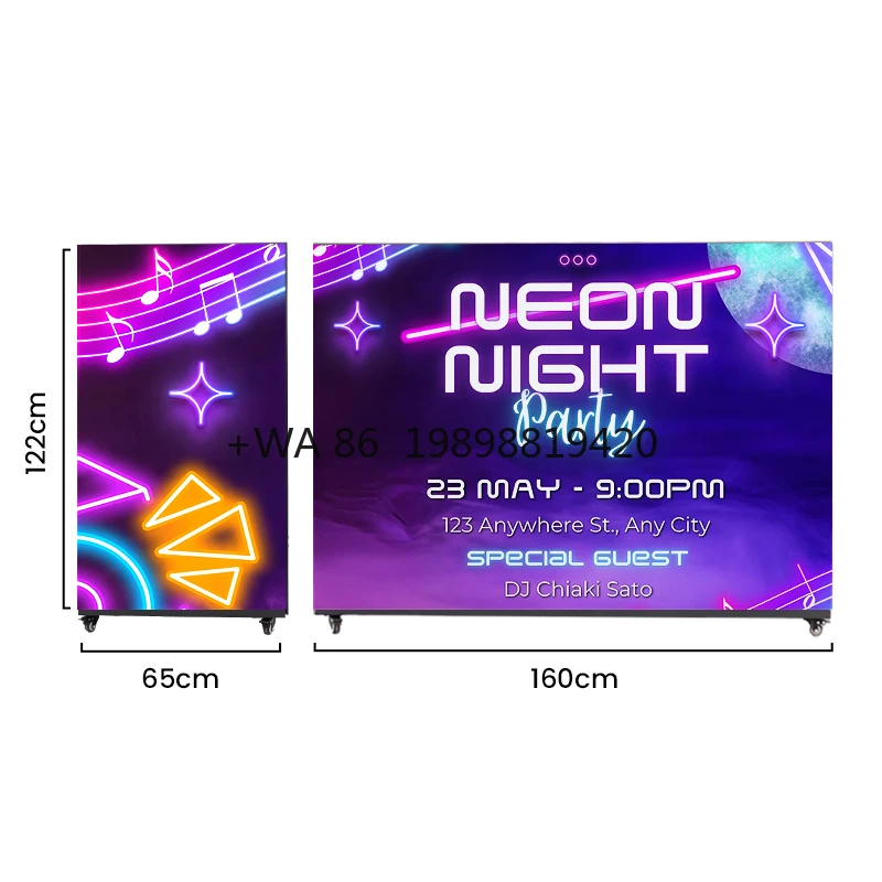 Waterproof LED Video Wall DJ Booth Facade Table, High Quality LED Display Screen for Dance Club Event