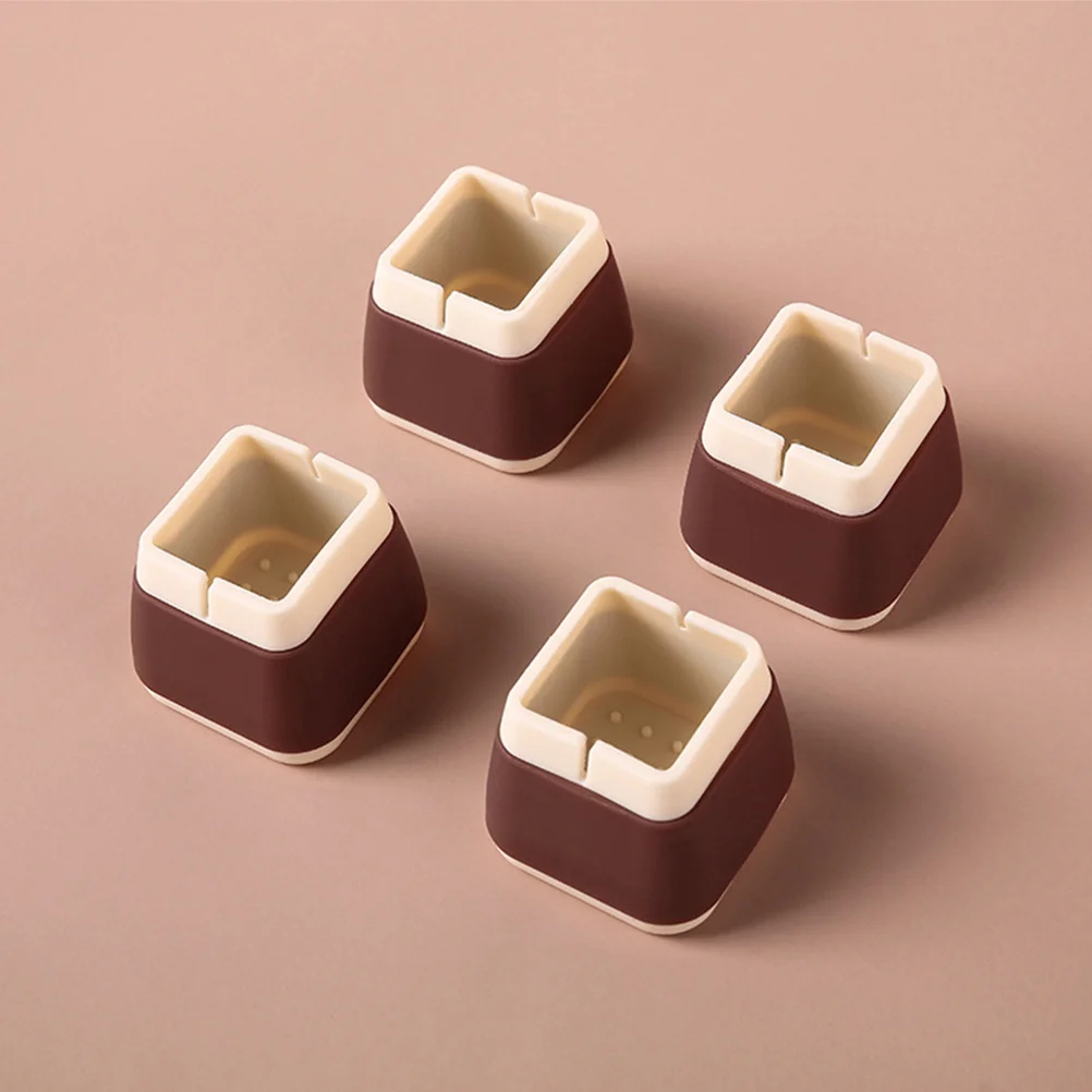 

8Pcs Chair Foot Covers Silicone Furniture Leg Pads for Hardwood Floors Chair Legs Protectors Furniture Pads Couch Stoppers