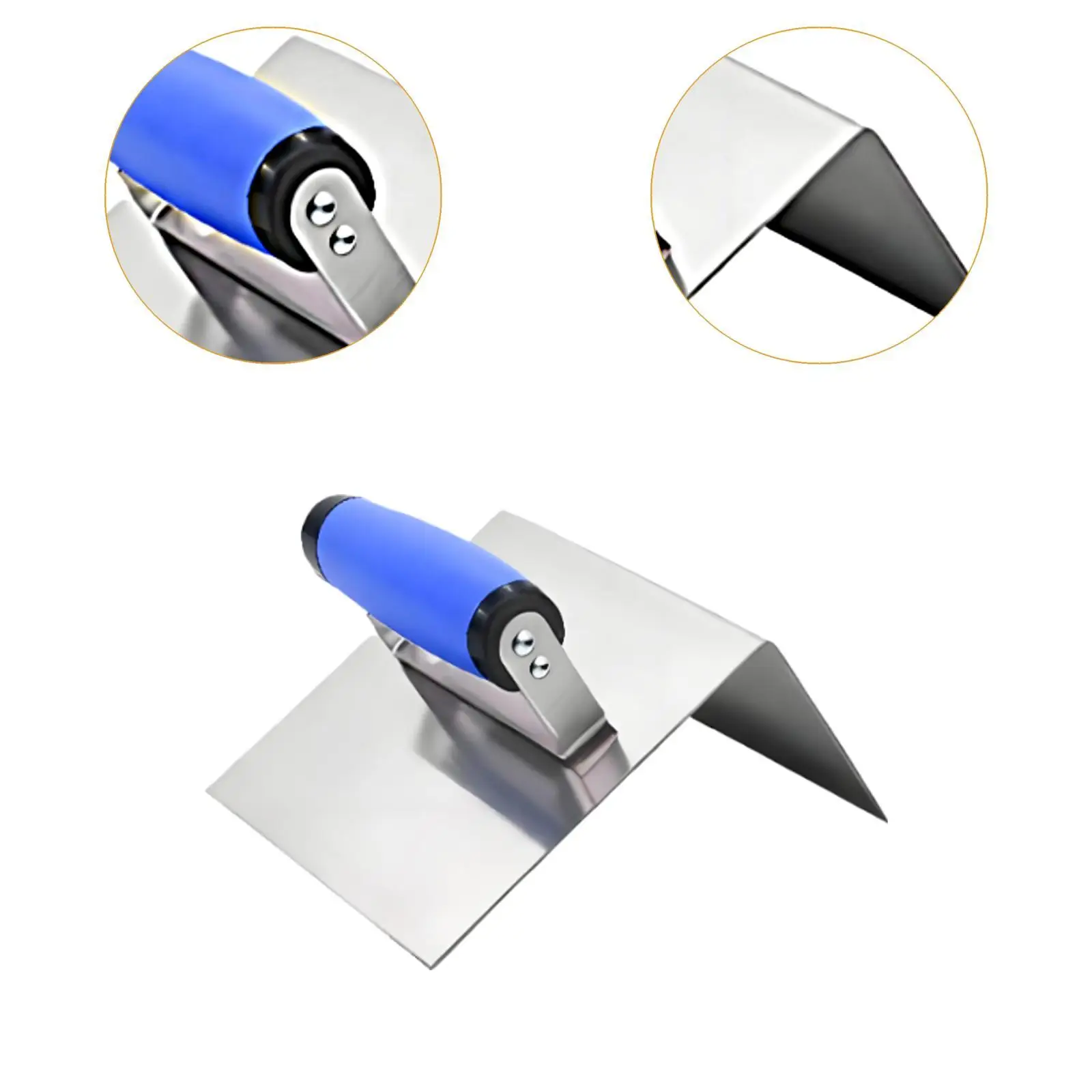 乾式壁コーナートロウェル 内側外側 ステンレス鋼の左官用スパチュラ 壁のコーナーを滑らかにするため DIY 建設用