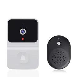 WiFi Video Doorbell Wireless HD Cat-eye Camera Secure Smart Portable Installation Doorbell Home WiFi Intercom