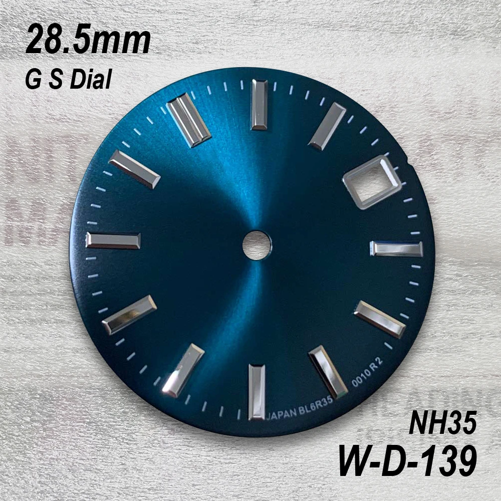 28.5 مللي متر/31 مللي متر/33 مللي متر جودة عالية G S شعار GMT الطلب ل NH34/NH35/MH36 حركة أمة الله/ماتي ساعة تعديل الملحقات ﻿