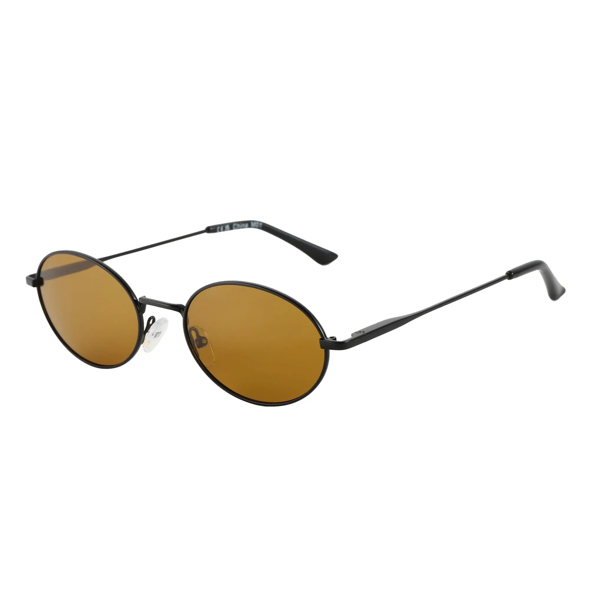 BLUEMOKY Ovale Retro-Sonnenbrille für Damen und Herren, UV400, polarisierte Brille, Unisex, Vintage-Stil, klassische Farbtöne