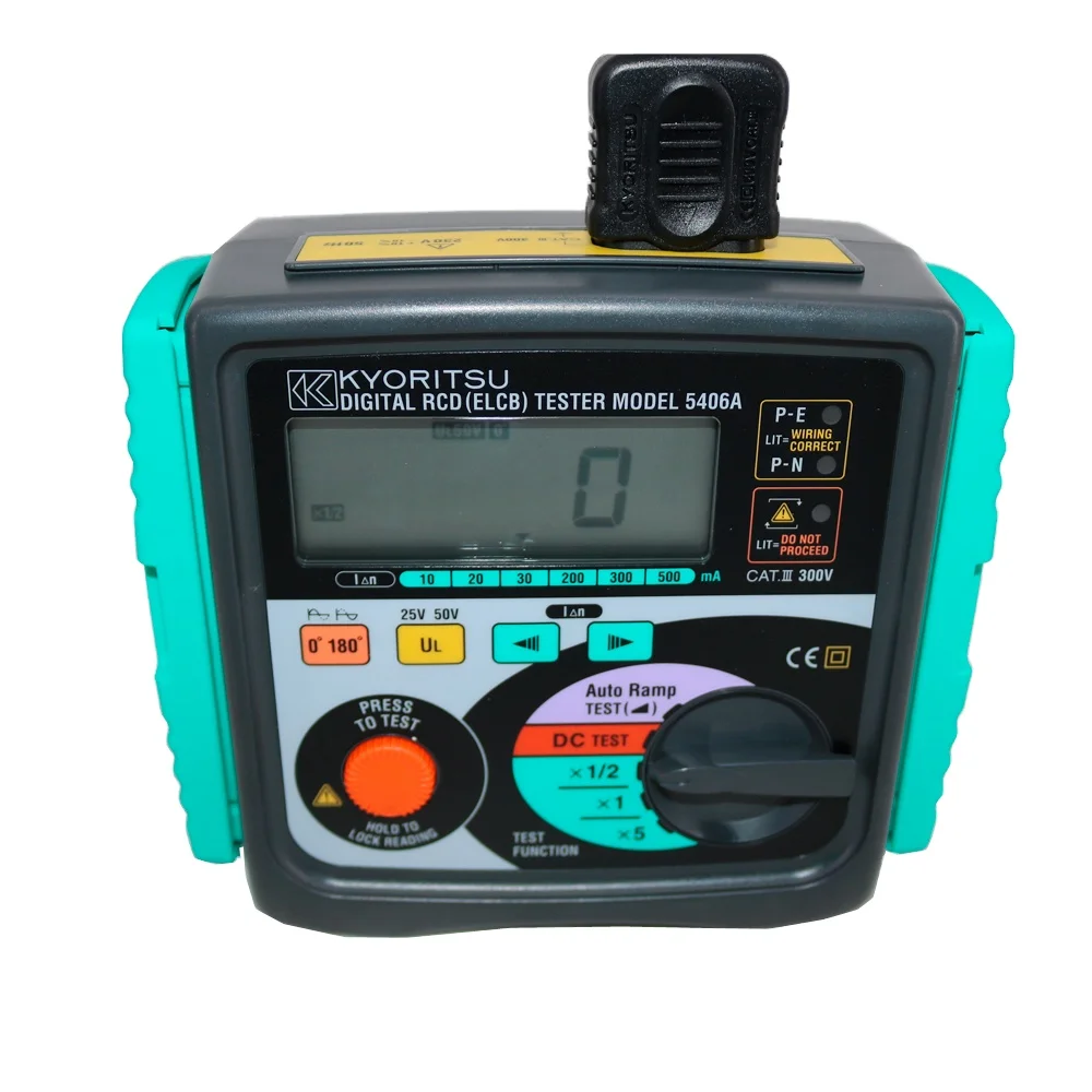 

KYORITSU 5406A Digital RCD (ELCB) Testers with 3 LEDs KEW 5406A