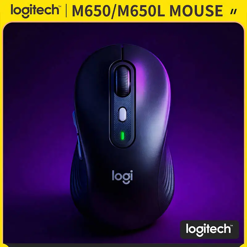 

Эргономичная мышь Logitech M650/M650L — мягкая зона большого пальца, прокрутка SmartWheel, 5 программируемых кнопок, поддержка нескольких GPS