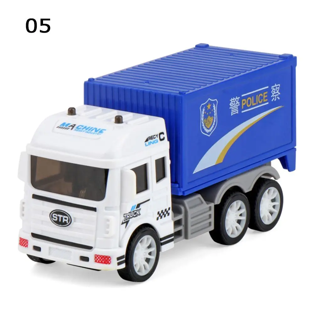 

ABS No Battery Required Smooth Surface Car Model Police Car Fire Truck Ambulance Inertial Car Children Boy Gift