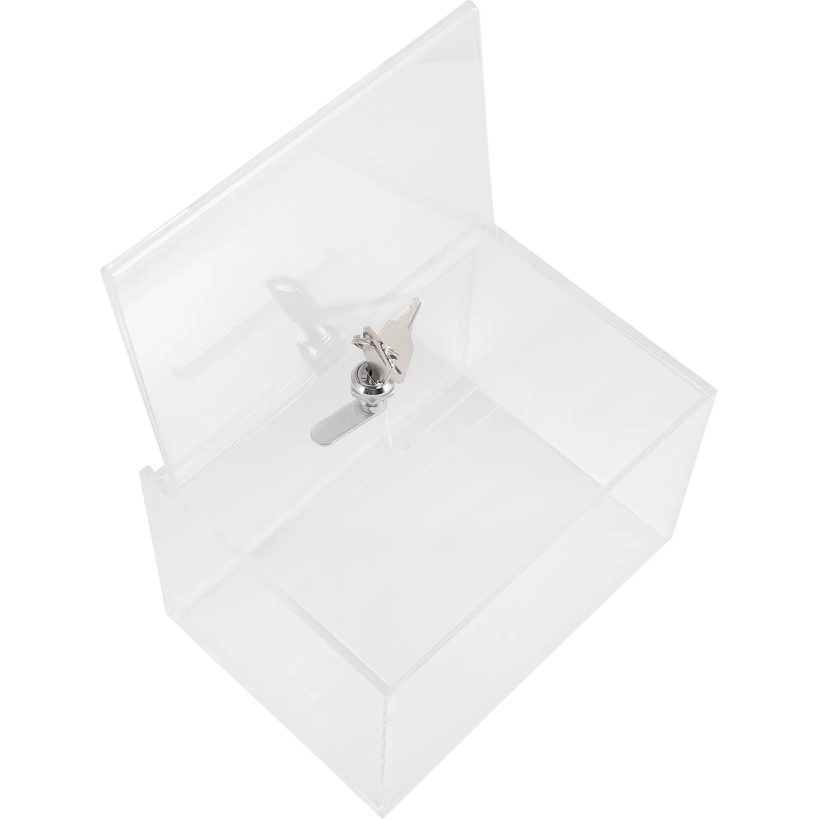 Premium Multi-Functional Lockable Donation Box Suggestion Ballot Complain Letter Collection Box for Fundraising Offices Schools