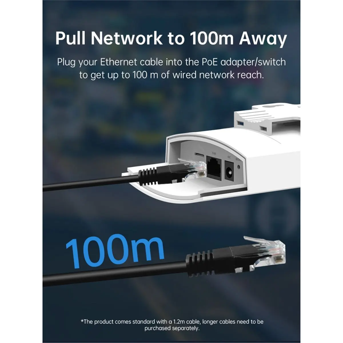 Doings 4G Router IP66 CAT4 AX300 WiFi6 Outdoor Router Global LTE CPE Router 300Mbps POE/DC Power for IP Camera US Plug