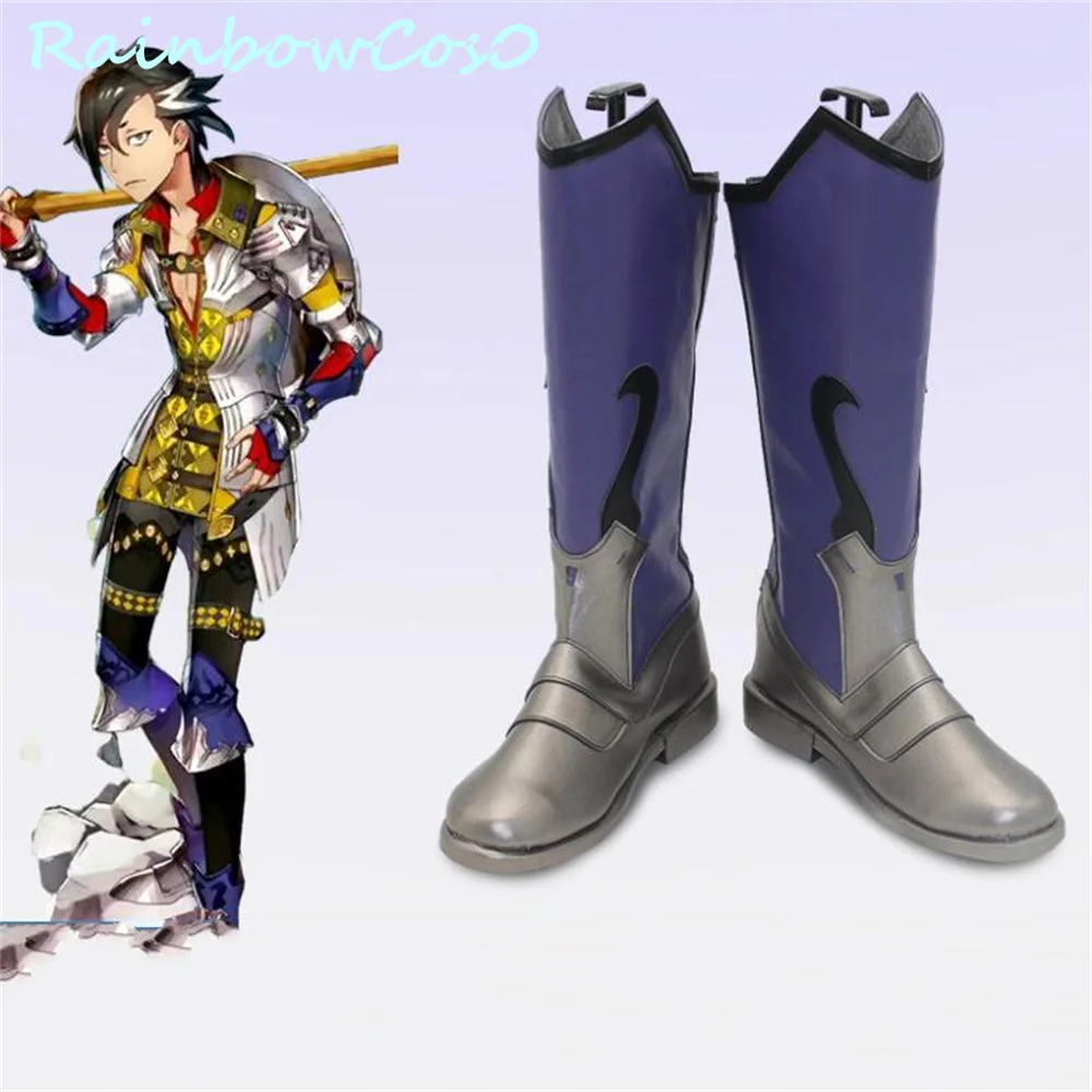 Mandricardo Fate Grand Order FGO Cosplay Chaussures Bottes, Rainbow Cos0, Anime Game, Halloween, Noël, W3573