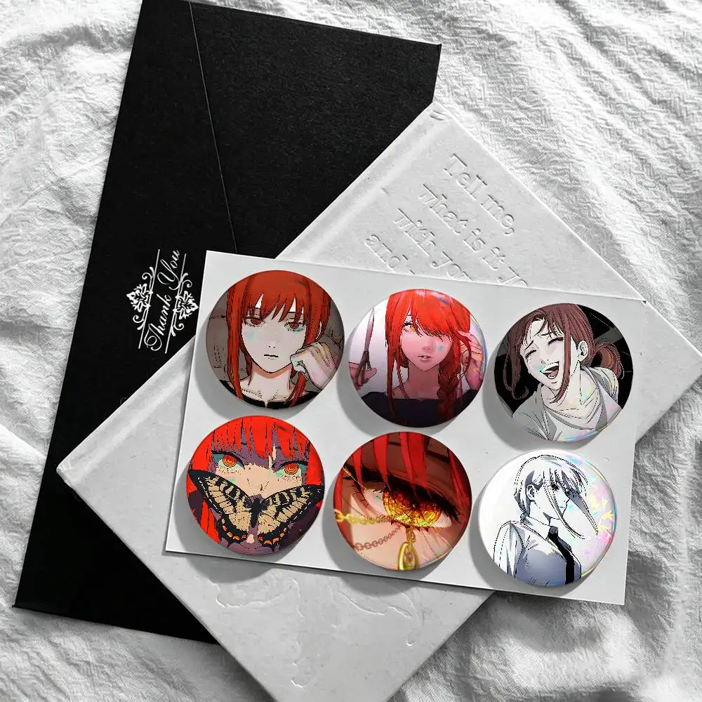 Cute M-makima-S Badge Pins For Friend, Backpack, Clothing, Collectible Accessories, Jewelry Gift