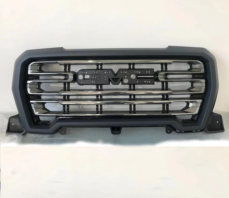 OEM 84508284 84508298   Griglie cromate automatiche anteriori nere 4 tipi di griglia anteriore per auto per GMC SIERRA 2019 2020