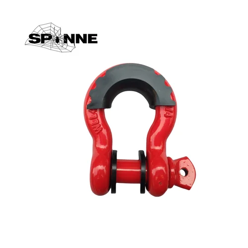 Manillo de anillo 3/4 D, gancho para camión de remolque de 4,75 toneladas con cubierta protectora, apto universal para accesorios de remolque todoterreno