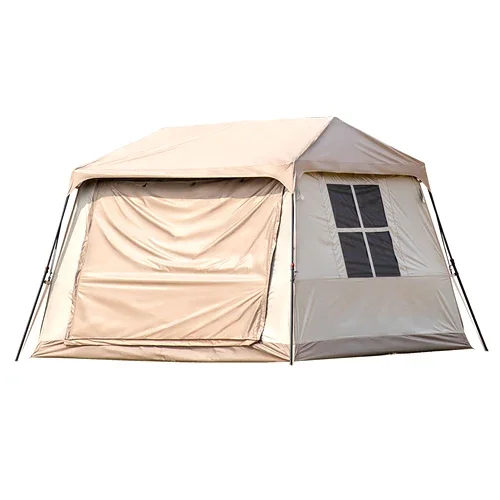 

Custom Automatic Stretch Light Luxury Canvas Yurt Tent Waterproof Pop-up Portable Outdoor Camping for Hiking Travel