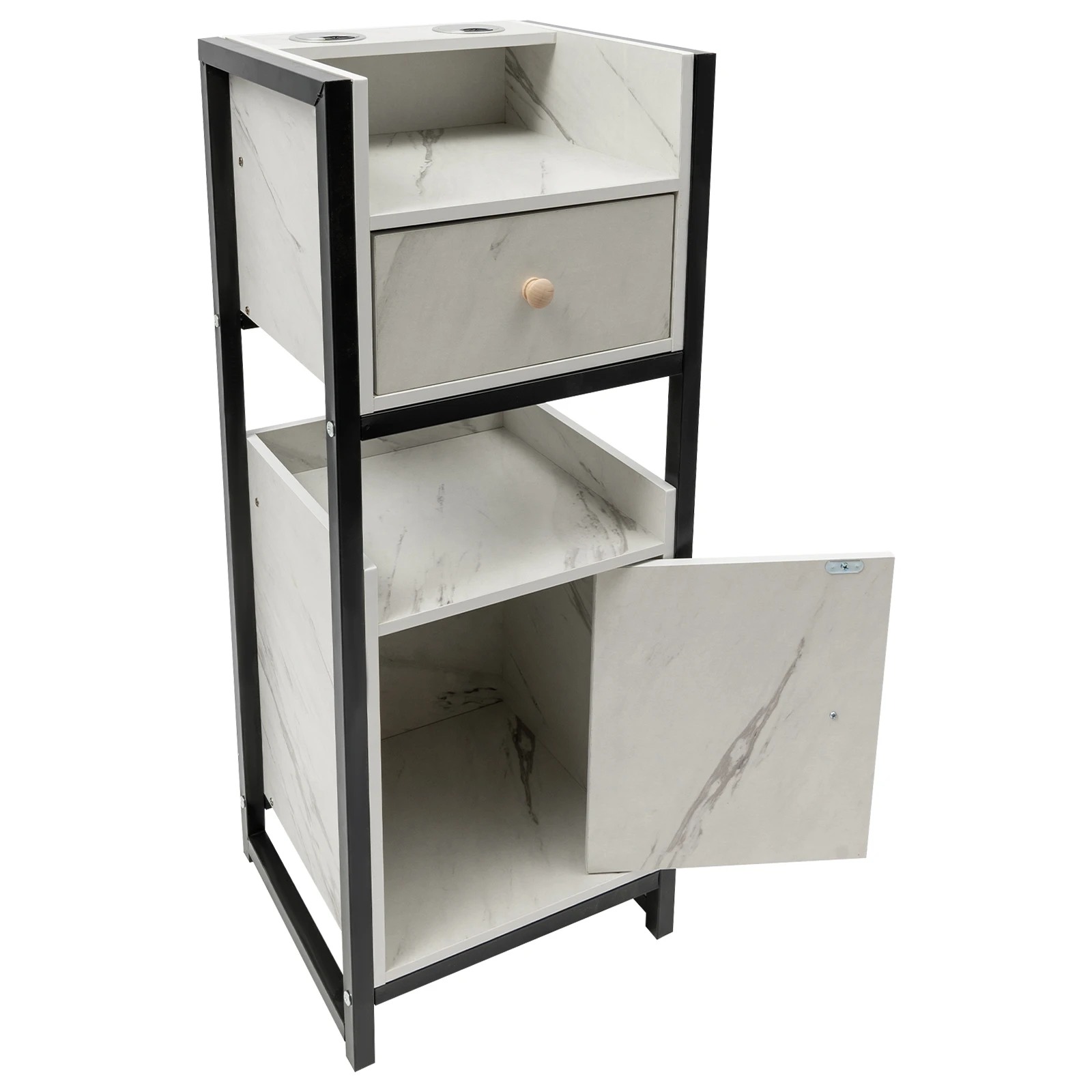 34 * 30 * 85cm Hairdressing Tools, Hairdressing Storage Rack, Hairdressing Storage Rack with Drawers