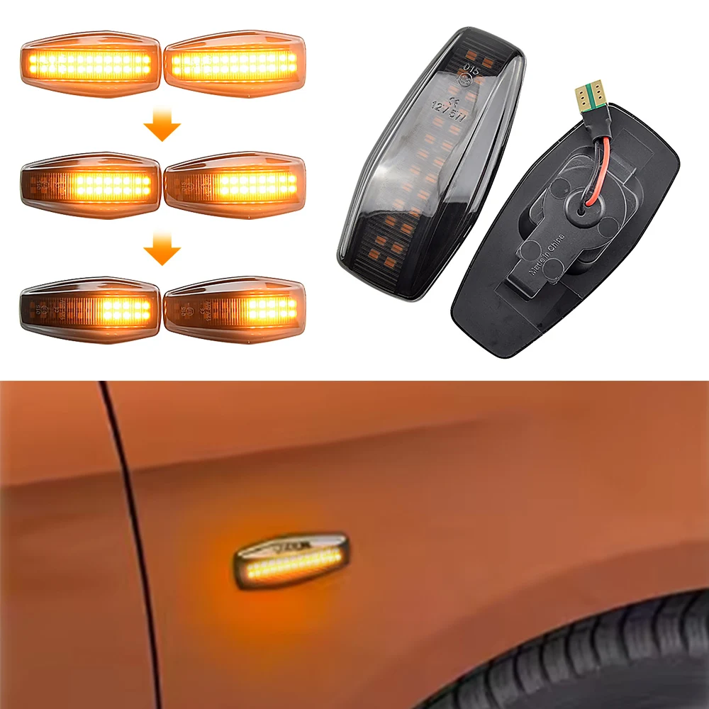 

2x LED Dynamic Side Marker Light Blinker Indicator Lamp For Hyundai Elantra XD i10 Getz Sonata XG Tucson Terracan