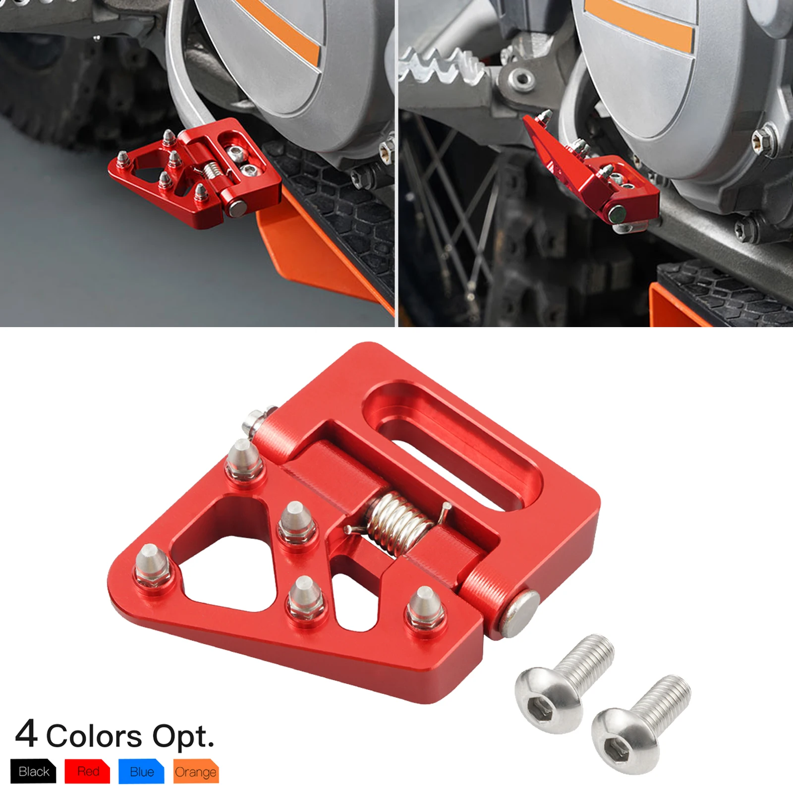 

NICECNC For Beta RR 300 Xtrainer 300 2013-2023 RR RR-S 200 250 300 390 430 450 480 500 Folding Brake Pedal Tip For GasGas EC 300