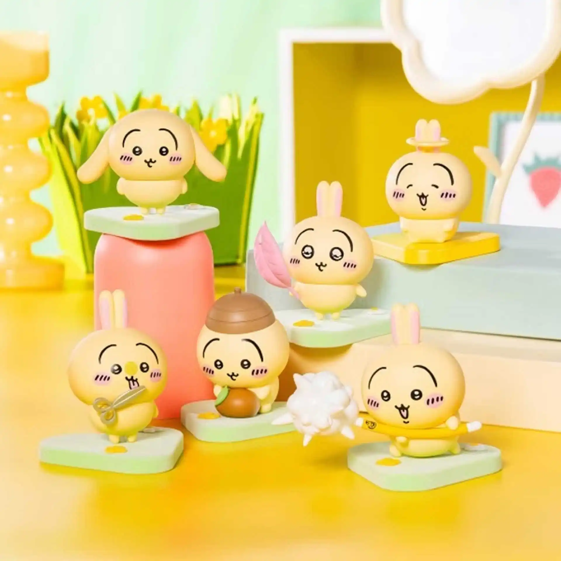 

Gpsbox Usagi Figurine 80mm Height Cute Rabbit Collectible Anime Character Model Desktop Decor For Anime Fans Gift