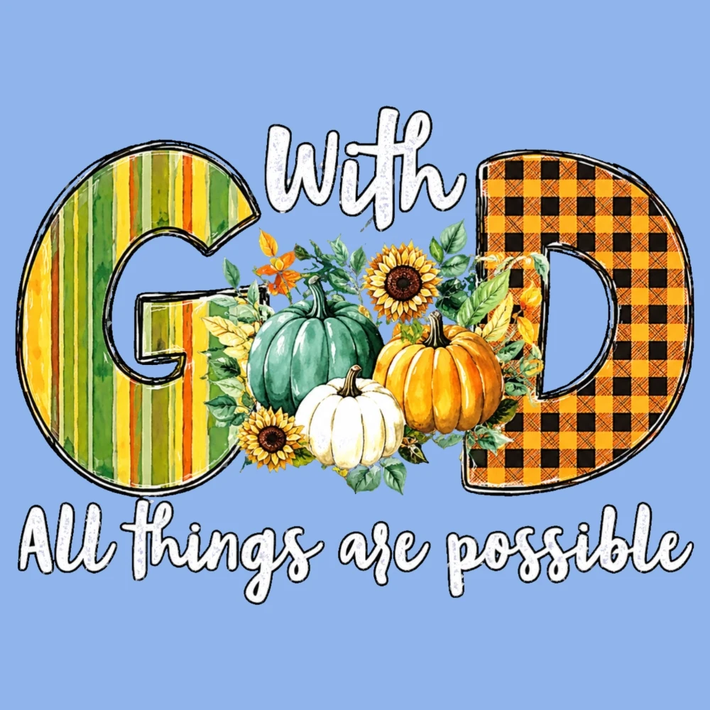 Car Stickers And Decals, Vinyl Decals, With God All Things Are Possible, Automotive Decals, Funny Bumper Stickers(1pc)