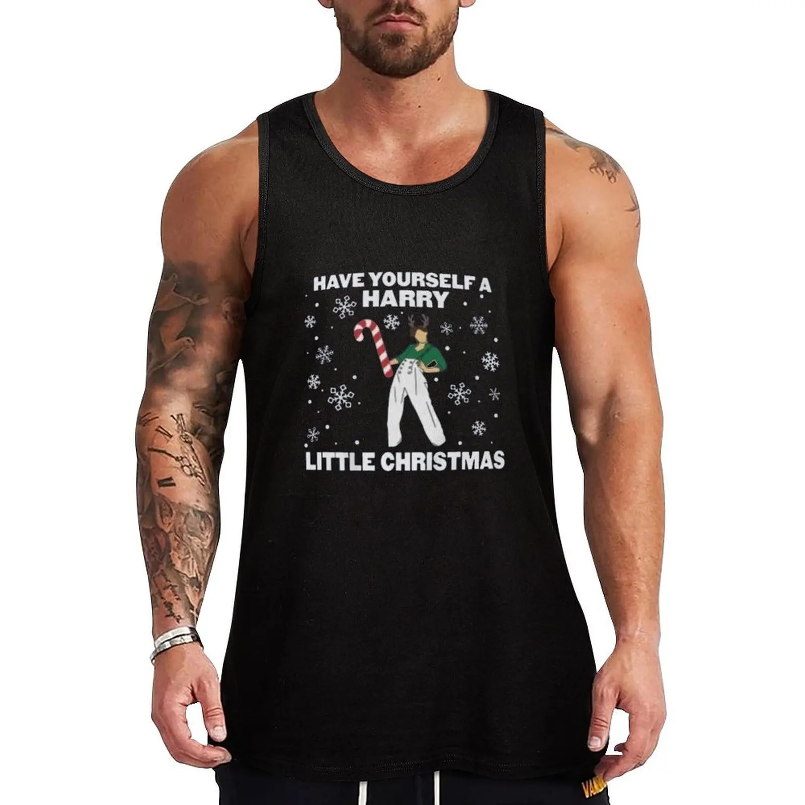 

Have yourself a Harry little Christmas Tank Top Basic Cotton Tank Top Non-Shrink Casual Sleeveless