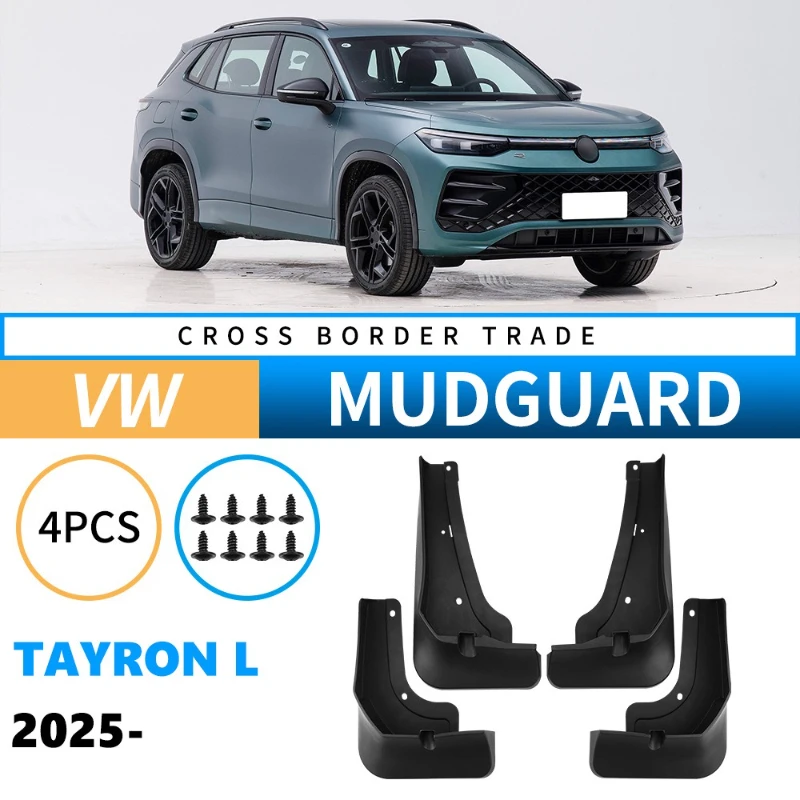 Image of Schmutzfänger für VW Tayron L 2025 Kotflügel Schmutzfänger Spritzschutz Räder Autozubehör 4 Stück