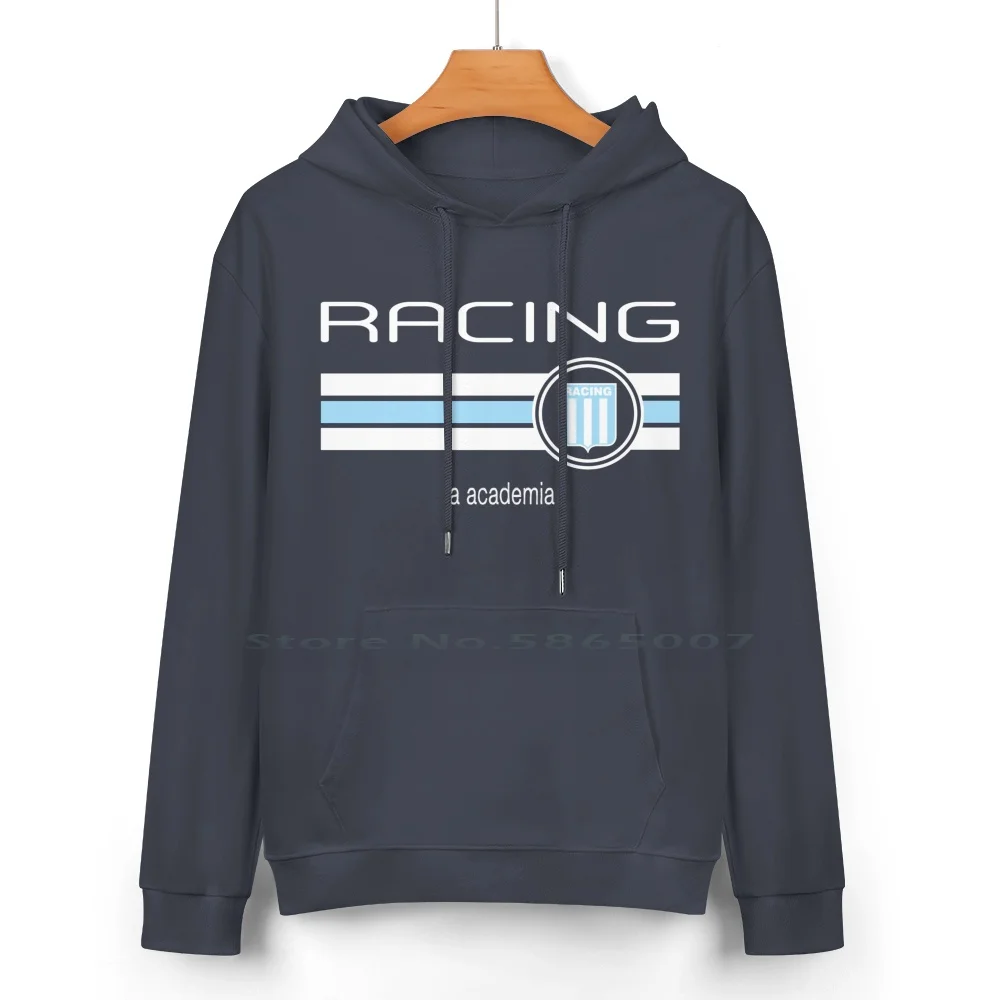 Superliga-Racing ( Away Black ) Pure Cotton Hoodie Sweater 24 Colors Football Superliga Racing Club De Avellaneda La Academia