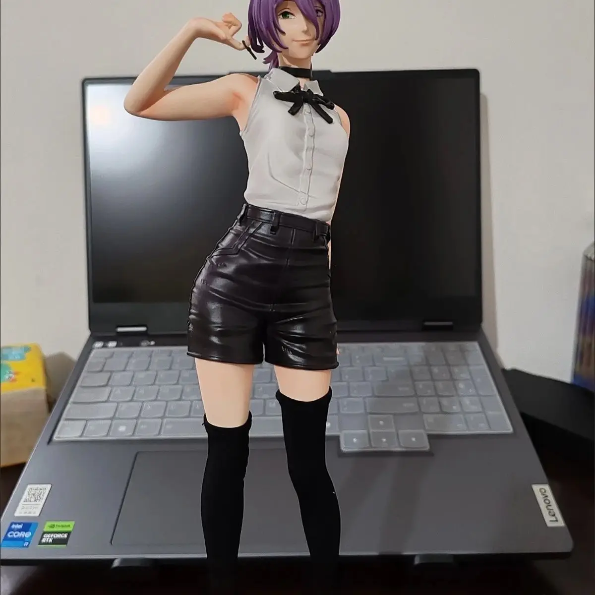 Patung PVC Gadis Seksi Seri Setan Reze Reese Chainsaw Man, Figur Anime, Model Hiasan Meja, Koleksi Mainan, Hadiah Halloween
